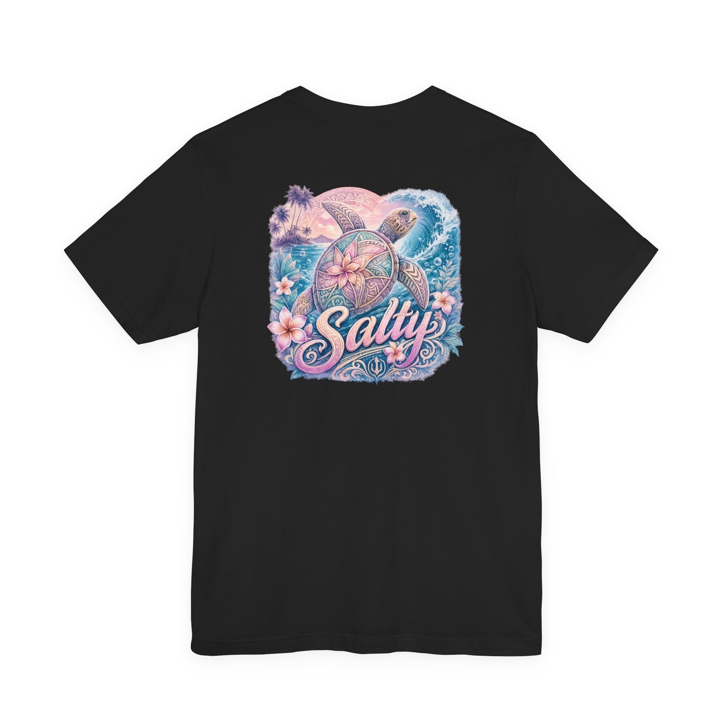Salty Sea Turtle Graphic Tee — Tropical Beach Vibes Shirt