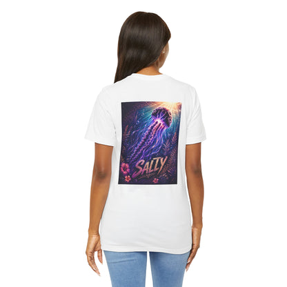Salty Jellyfish T‑Shirt — Retro Ocean Graphic Tee
