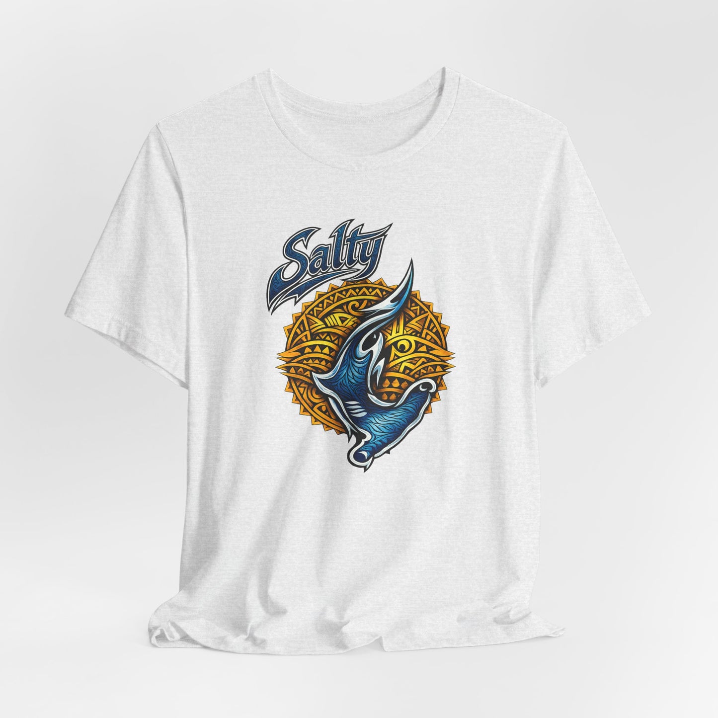 Salty Hammerhead Shark Tee — Ocean Graphic Short Sleeve Shirt