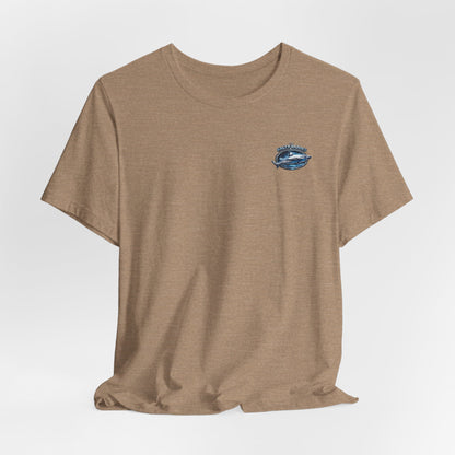 Wave Hunter Surf T‑Shirt — Tropical Surfing Graphic Tee ("Wave Hunter")
