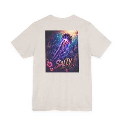 Salty Jellyfish T‑Shirt — Retro Ocean Graphic Tee