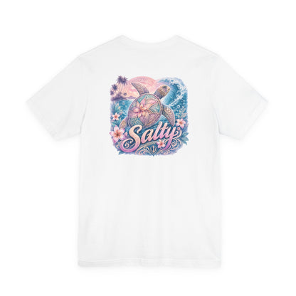 Salty Sea Turtle Graphic Tee — Tropical Beach Vibes Shirt