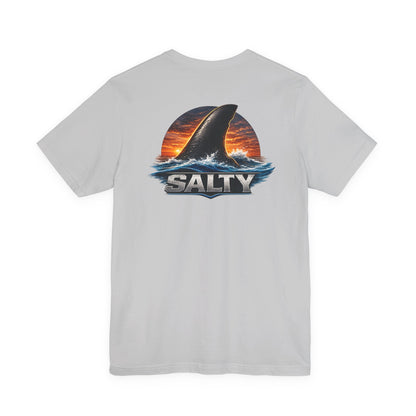 Salty Shark Tee — Ocean Shark Fin Graphic T-Shirt