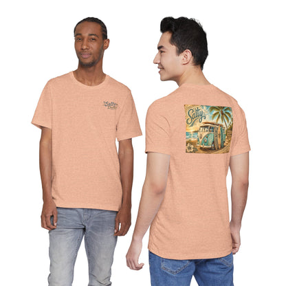 Vintage Surf Van T‑Shirt – 'Salty' Beach Retro Graphic Tee