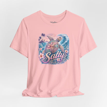 Salty Sea Turtle Graphic Tee — Tropical Beach Vibes T-Shirt