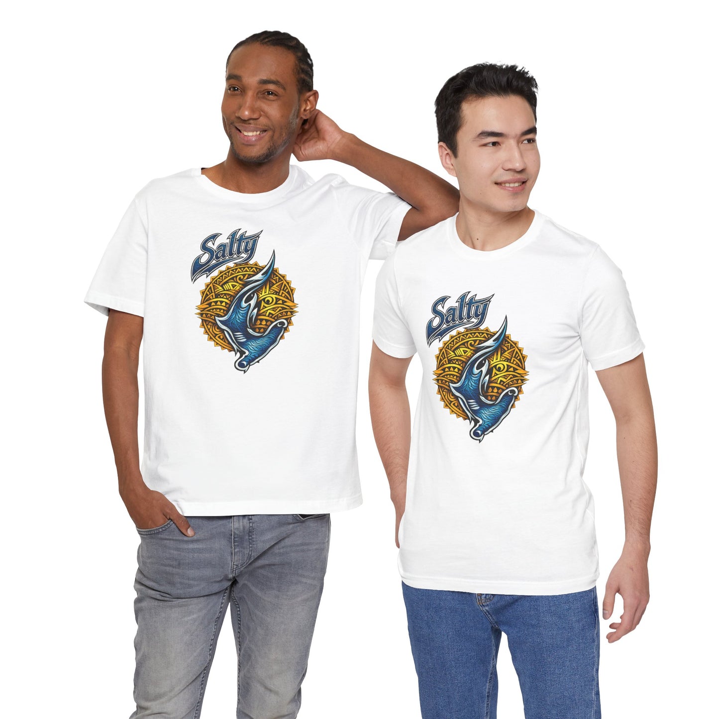Salty Hammerhead Shark Tee — Ocean Graphic Short Sleeve Shirt