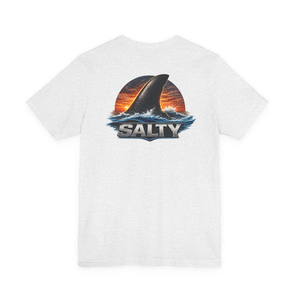 Salty Shark Tee — Ocean Shark Fin Graphic T-Shirt