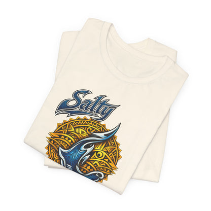Salty Hammerhead Shark Tee — Ocean Graphic Short Sleeve Shirt