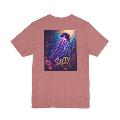 Salty Jellyfish T‑Shirt — Retro Ocean Graphic Tee