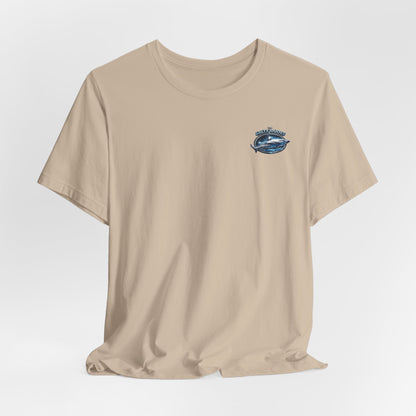 Island Life Surf T-Shirt — Tropical Surfboard & Palm Tree Tee