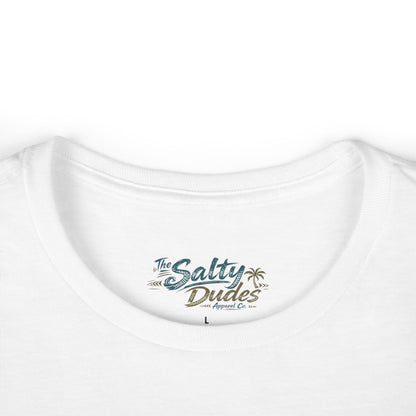 Women's Salty Dolphin Tee — Classic Beach Vibe