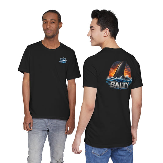 Salty Shark Tee — Ocean Shark Fin Graphic T-Shirt