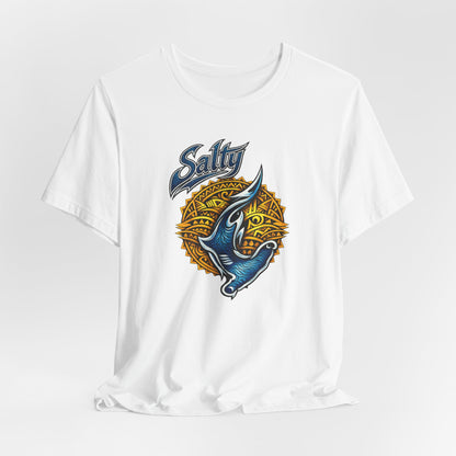 Salty Hammerhead Shark Tee — Ocean Graphic Short Sleeve Shirt