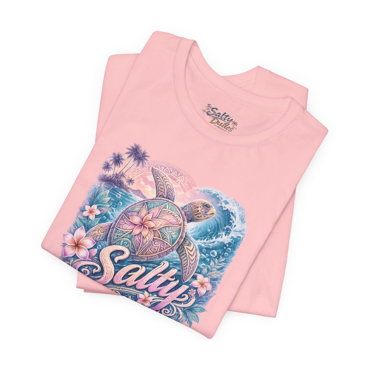 Salty Sea Turtle Graphic Tee — Tropical Beach Vibes T-Shirt