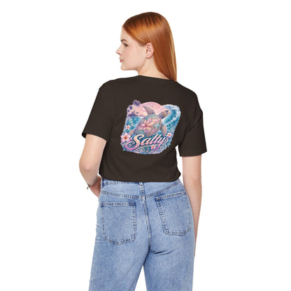 Salty Sea Turtle Graphic Tee — Tropical Beach Vibes Shirt