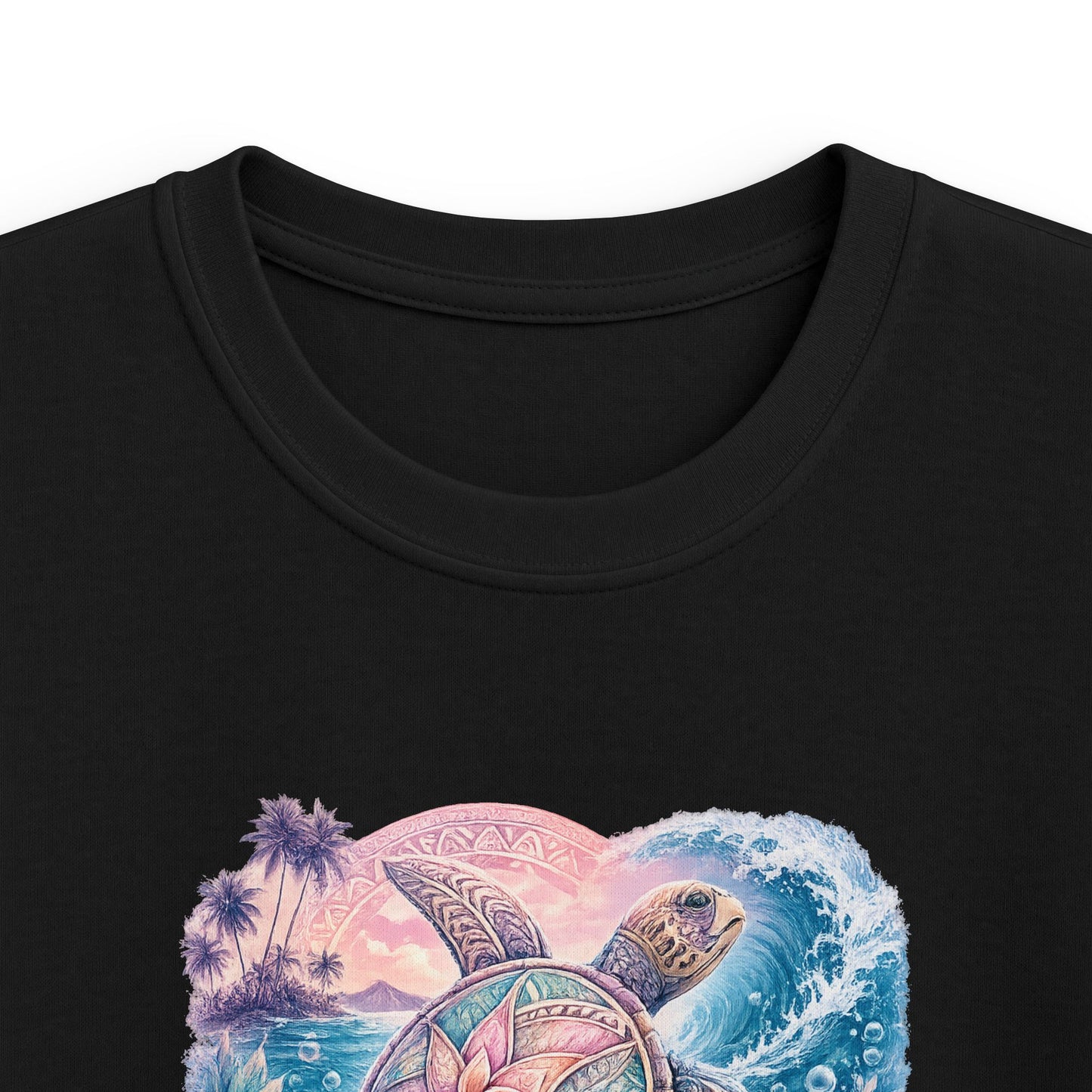 Kids Tee — 'Salty' Tropical Surf Graphic Shirt for Beach-Loving Kids