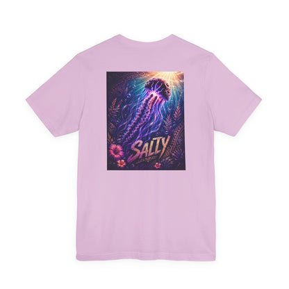 Salty Jellyfish T‑Shirt — Retro Ocean Graphic Tee
