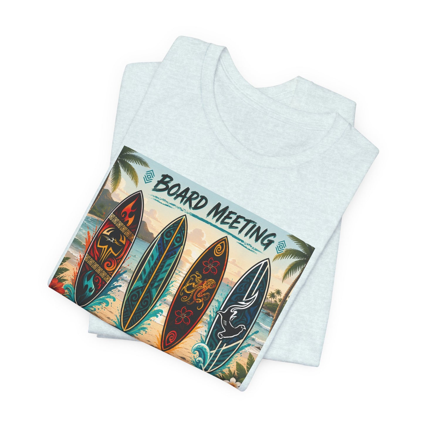 Board Meeting Surfboard Tee – Vintage Beach Surf T‑Shirt