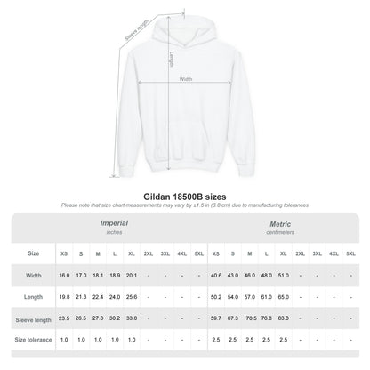 Youth Hoodie — 'Salty' Shark Surf Graphic