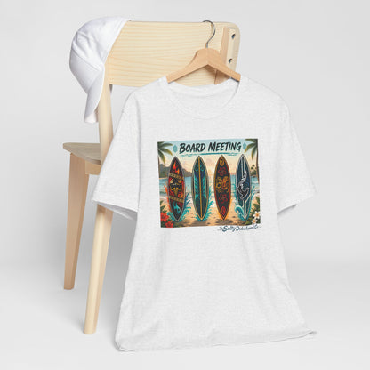 Board Meeting Surfboard Tee – Vintage Beach Surf T‑Shirt