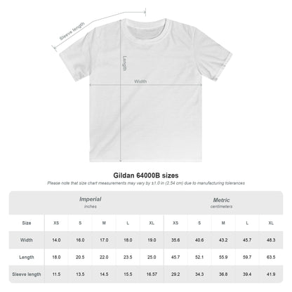 Kids Tee - 'Salty' Manta Ray Beach Surf Graphic