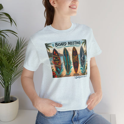 Board Meeting Surfboard Tee – Vintage Beach Surf T‑Shirt
