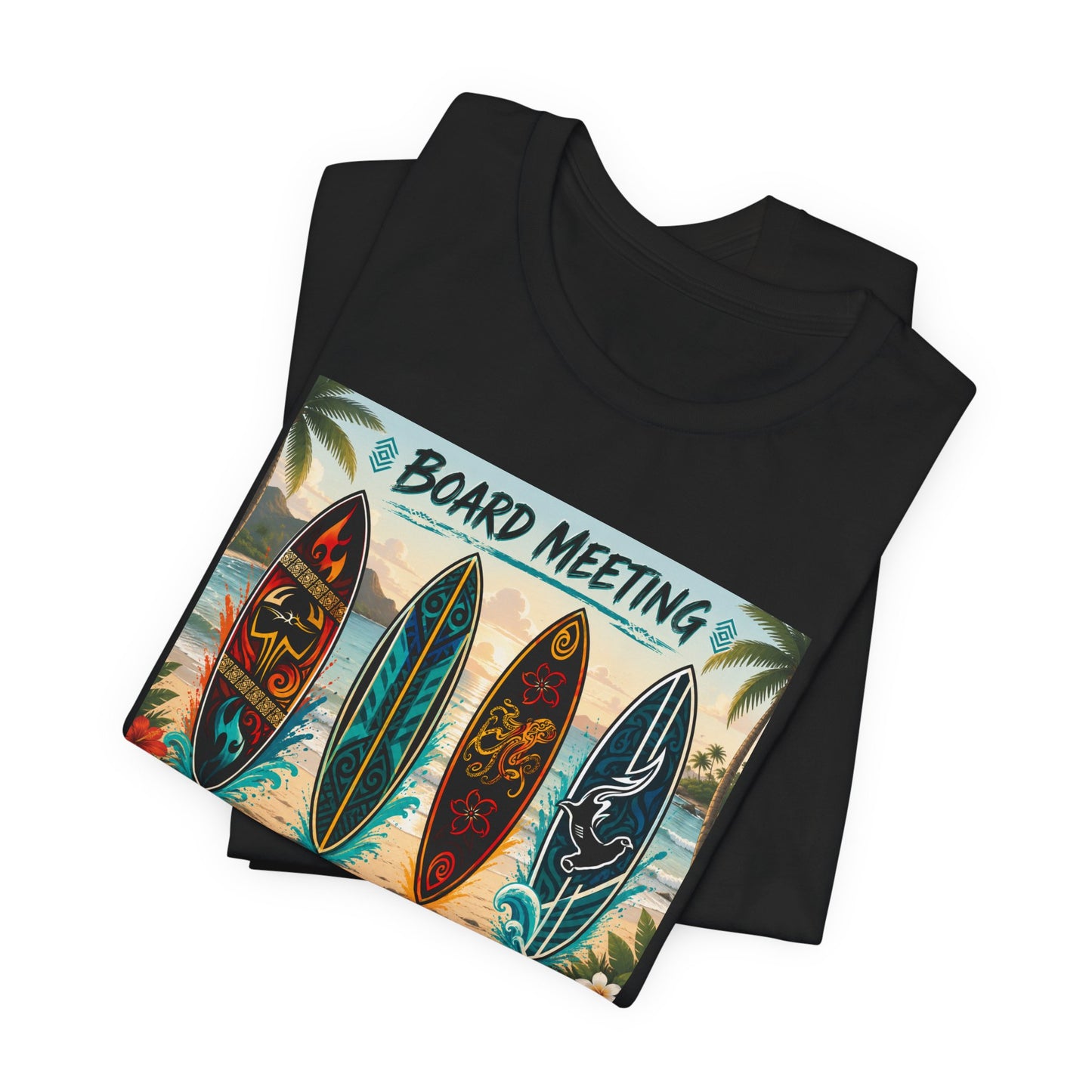 Board Meeting Surfboard Tee – Vintage Beach Surf T‑Shirt