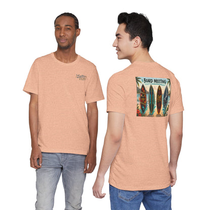 Board Meeting Surf T‑Shirt — Vintage Beach Surfboards Tee