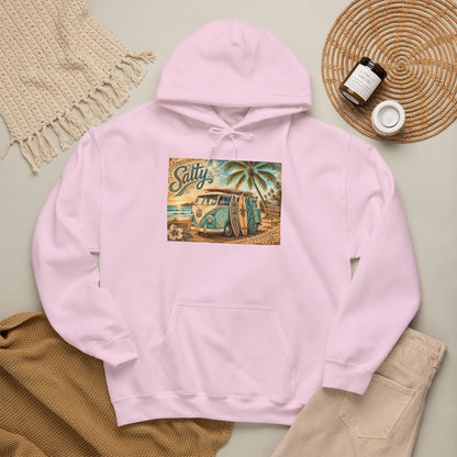 Vintage Salty Surf Hoodie — Retro VW Van Beach Pullover