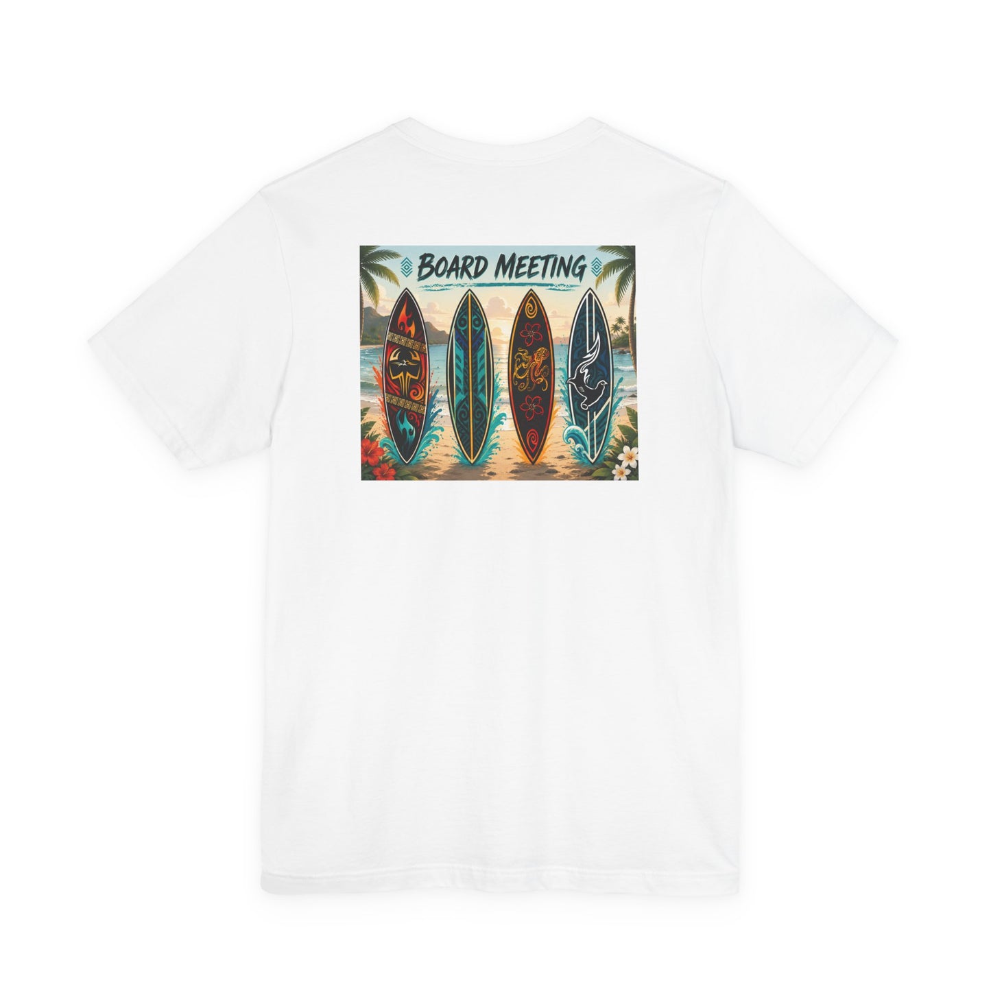 Board Meeting Surf T‑Shirt — Vintage Beach Surfboards Tee