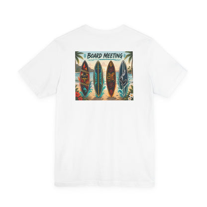 Board Meeting Surf T‑Shirt — Vintage Beach Surfboards Tee