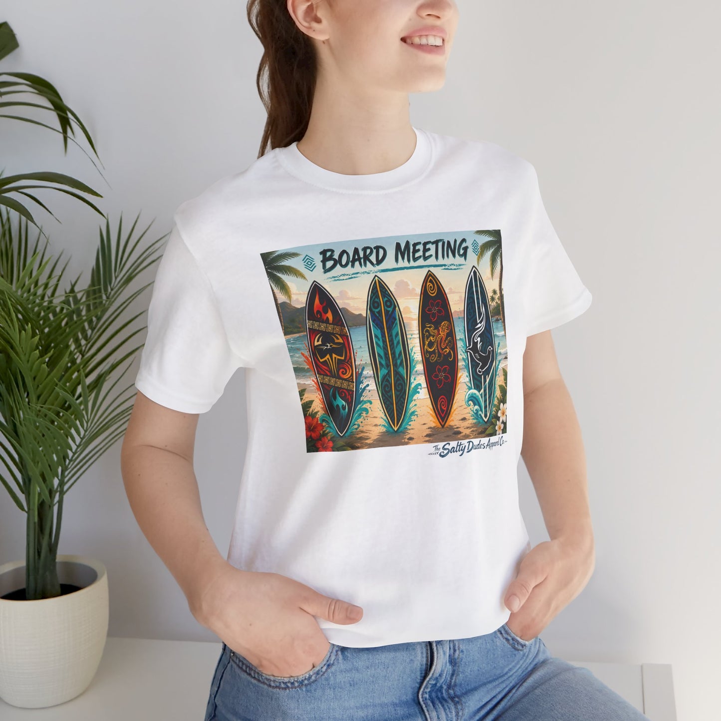 Board Meeting Surfboard Tee – Vintage Beach Surf T‑Shirt
