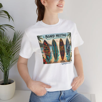Board Meeting Surfboard Tee – Vintage Beach Surf T‑Shirt