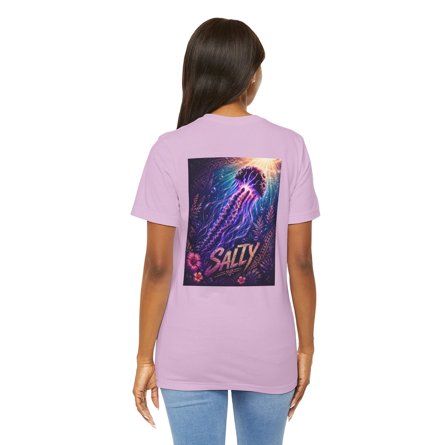 Salty Jellyfish T‑Shirt — Retro Ocean Graphic Tee