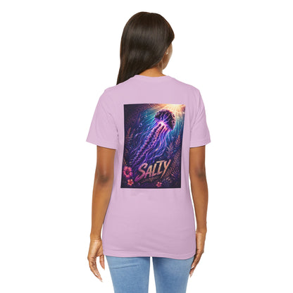 Salty Jellyfish T‑Shirt — Retro Ocean Graphic Tee