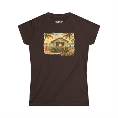 Women's Beach Hut Life Tee - Island Life Beach Tee