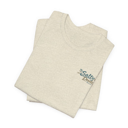 Salty Shark Tee | Shark Graphic T-Shirt, Coastal Beach Design