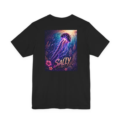 Salty Jellyfish T‑Shirt — Retro Ocean Graphic Tee