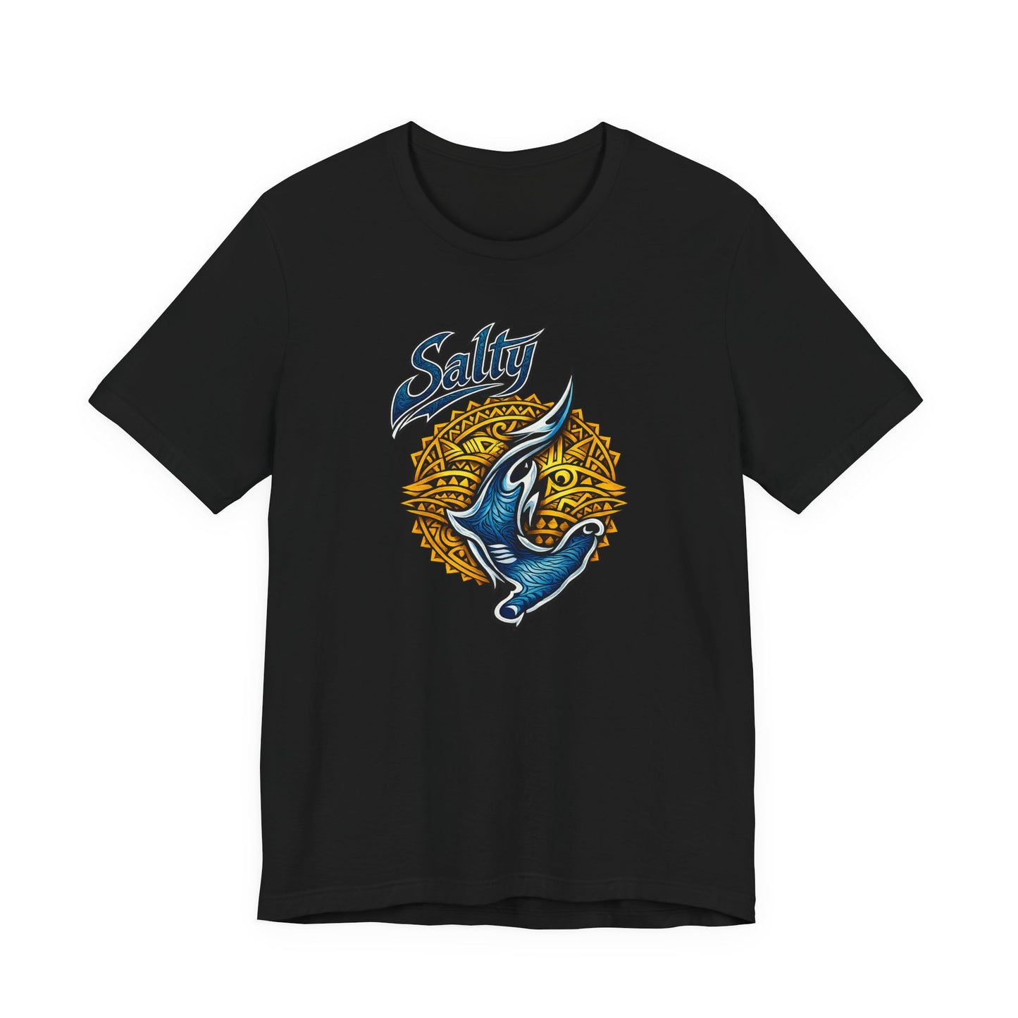 Salty Hammerhead Shark Tee — Ocean Graphic Short Sleeve Shirt