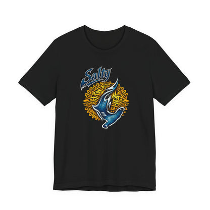 Salty Hammerhead Shark Tee — Ocean Graphic Short Sleeve Shirt