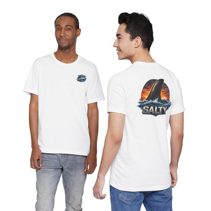 Salty Shark Tee — Ocean Shark Fin Graphic T-Shirt