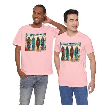 Board Meeting Surfboard Tee – Vintage Beach Surf T‑Shirt