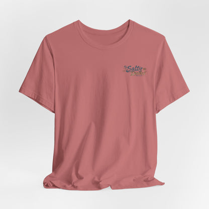 Salty Shark Tee | Shark Graphic T-Shirt, Coastal Beach Design