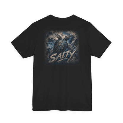 Salty Sea Turtle Graphic Tee — Coastal Surf Vibes