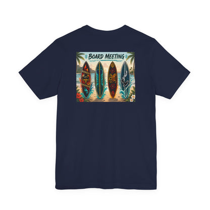 Board Meeting Surf T‑Shirt — Vintage Beach Surfboards Tee