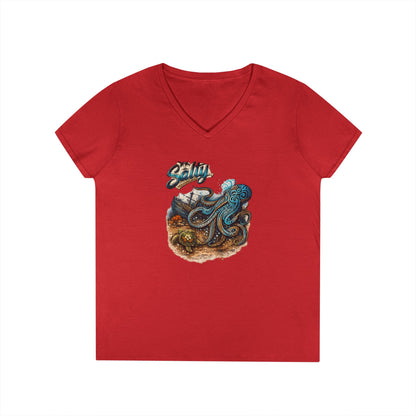 Ladies' V-Neck T-Shirt