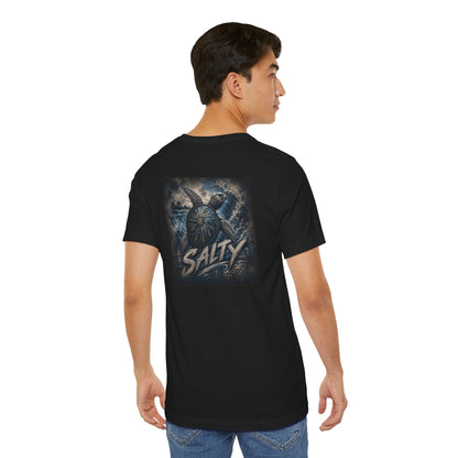 Salty Sea Turtle Graphic Tee — Coastal Surf Vibes