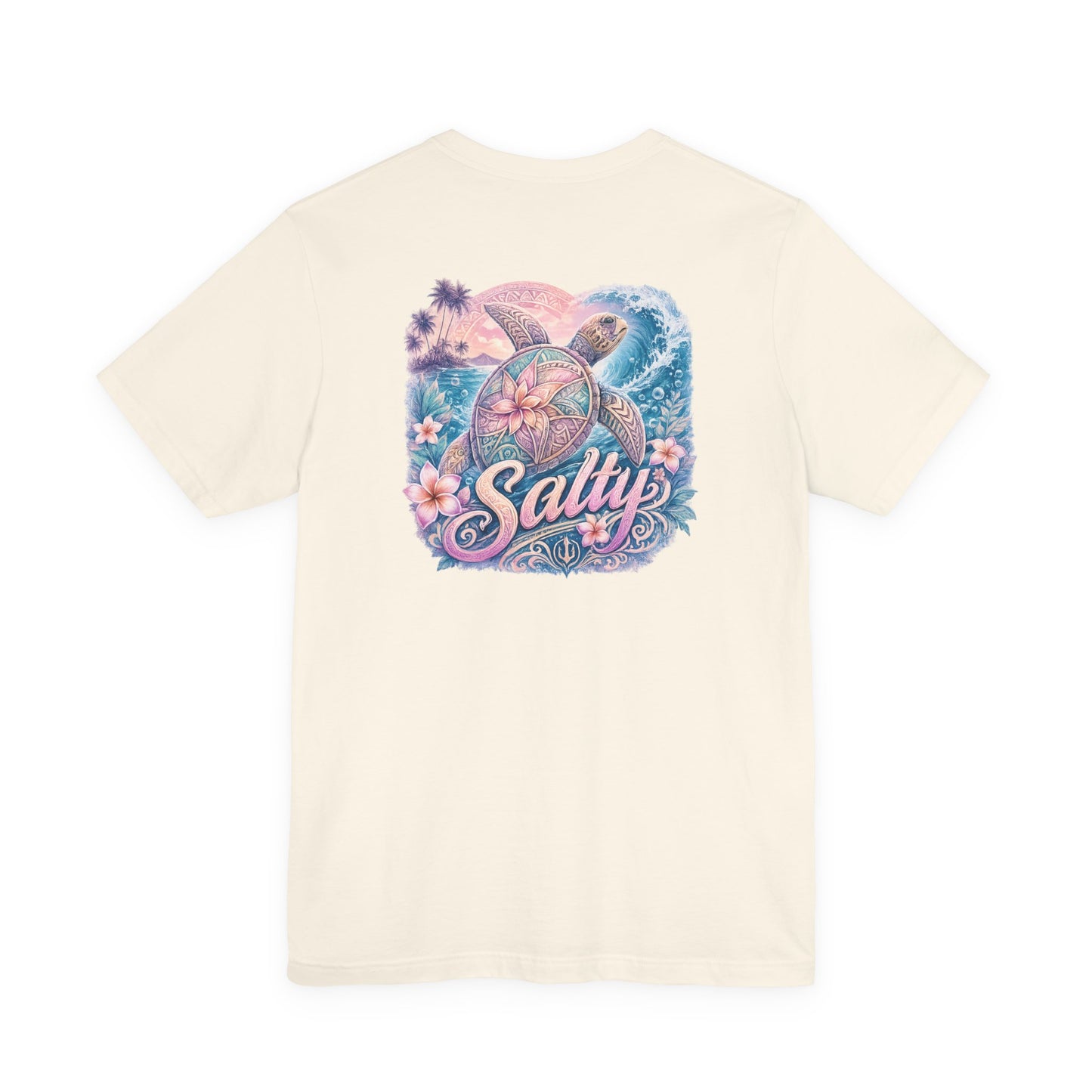 Salty Sea Turtle Graphic Tee — Tropical Beach Vibes Shirt