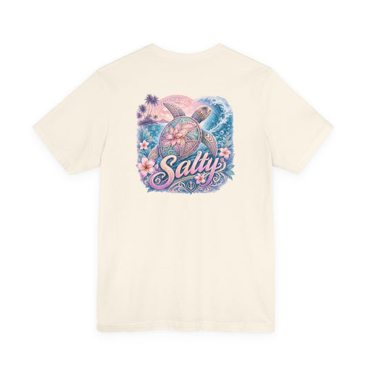 Salty Sea Turtle Graphic Tee — Tropical Beach Vibes Shirt