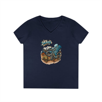 Ladies' V-Neck T-Shirt